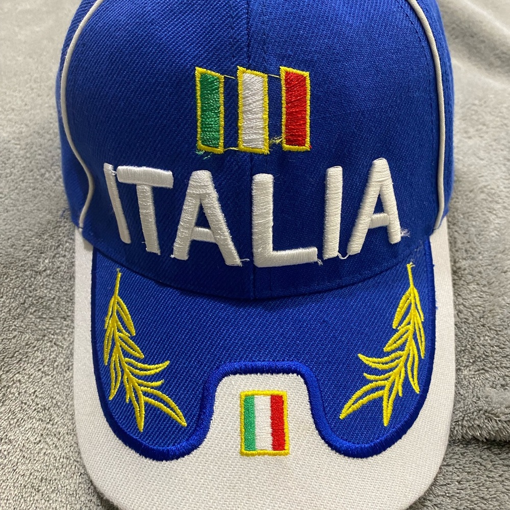 Italia Racing Team Blue Embroidered Adjustable Hat…